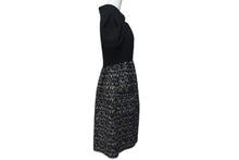 Load image into Gallery viewer, CHANEL シャネル ニットツイード ワンピース ウール ナイロン ブラック P42239W04983 サイズ 34 美品 中古 4c075093
