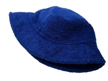 Load image into Gallery viewer, 極美品 CHANEL シャネル バケットハット ココマーク ロゴ WS4847 パイル地 サイズL ブルー 中古 4c075097