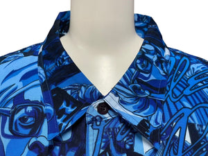 Very good condition PellePelle Marc Buchanan Button up shirt Button up shirt Blue XL Used 4c075099