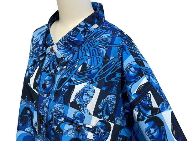 Very good condition PellePelle Marc Buchanan Button up shirt Button up shirt Blue XL Used 4c075099