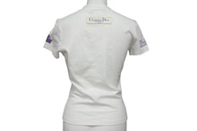 画像をギャラリービューアに読み込む, Christian Dior クリスチャンディオール マルチパッチ 半袖Tシャツ 1E12055350 サイズ36 ワッペン 缶バッジ ホワイト 美品 中古 4c075100