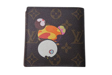 画像をギャラリービューアに読み込む, LOUIS VUITTON ルイヴィトン ポルトフォイユ・マルコ M61666 二つ折り財布 村上隆 モノグラムパンダ 美品 中古 4c075114
