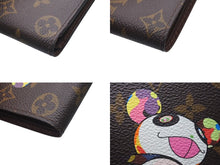 画像をギャラリービューアに読み込む, LOUIS VUITTON ルイヴィトン ポルトフォイユ・マルコ M61666 二つ折り財布 村上隆 モノグラムパンダ 美品 中古 4c075114