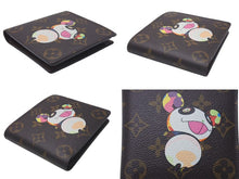 画像をギャラリービューアに読み込む, LOUIS VUITTON ルイヴィトン ポルトフォイユ・マルコ M61666 二つ折り財布 村上隆 モノグラムパンダ 美品 中古 4c075114