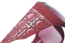 画像をギャラリービューアに読み込む, Christian Dior ラップアラウンドシールドサングラス レッド シルバー 1 ATWAD 115 ユニセックス 美品 中古 4c075118