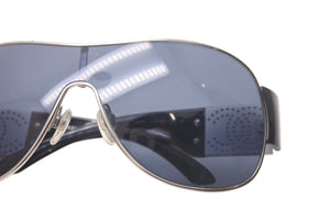 CHANEL Pilot Sunglasses 4154 c.127/87 Size 120 Coco Mark Punching Logo Black Good Condition Used 4c075131