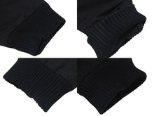 画像をギャラリービューアに読み込む, 極美品 CHROME HEARTS クロムハーツ ナイロンジャケット サイズM クロスパッチ ブラック レザー 裏起毛 中古 4c075136