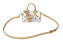 Load image into Gallery viewer, 新品未使用 LOUIS VUITTON ルイヴィトン ナノスピーディ 村上隆 マルチカラー ハンドバッグ 2WAYバッグ M13391 PVC レザー 中古 4c075144