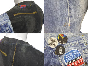 Christian Dior Short sleeve T-shirt 1A12055021 Size 38 Denim all over print Galliano period Good used 4c075147