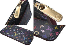 画像をギャラリービューアに読み込む, LOUIS VUITTON ルイヴィトン ポシェット クレ コインケース M93735 モノグラム マルチカラー PVC レザー ゴールド金具 美品 中古 4c075148