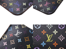画像をギャラリービューアに読み込む, LOUIS VUITTON ルイヴィトン ポシェット クレ コインケース M93735 モノグラム マルチカラー PVC レザー ゴールド金具 美品 中古 4c075148