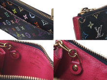 画像をギャラリービューアに読み込む, LOUIS VUITTON ルイヴィトン ポシェット クレ コインケース M93735 モノグラム マルチカラー PVC レザー ゴールド金具 美品 中古 4c075148