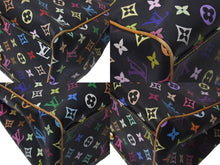 画像をギャラリービューアに読み込む, LOUIS VUITTON ルイヴィトン オーレリアGM トートバッグ モノグラム マルチ ノワール レザー M40101 ゴールド金具 美品 中古 4c075149