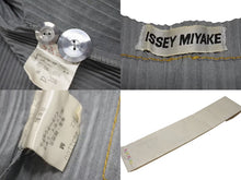 画像をギャラリービューアに読み込む, 極美品 ISSEY MIYAKE イッセイミヤケ プリーツ ジャケット JG31160 ポリエステル コットン モスグリーン イエロー M 中古 4c075150