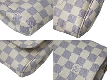 Load image into Gallery viewer, LOUIS VUITTON ルイヴィトン ショルダーバッグ N41277 フェイボリットPM ダミエ アズール ホワイト ゴールド金具 美品 中古 4c075152