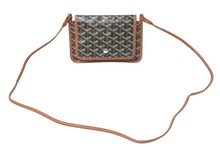 Load image into Gallery viewer, GOYARD ゴヤール プリュメ ポーチウォレット ショルダーバッグ PLUMETPMLTY01CL03P PVC レザー シルバー金具 美品 中古 4c075153