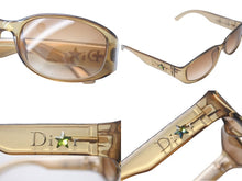 画像をギャラリービューアに読み込む, 極美品 Christian Dior クリスチャンディオール SHINY DIOR 3 クリアサングラス LV6 サイズ57□16 130 ラインストーン 中古 4c075154