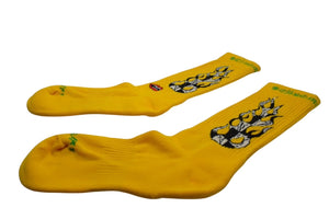 【クロムハーツ】CHROME HEARTS ソックスイエロー柄M 新品未使用 新品未使用】 CHROME HEARTS クロムハーツ 靴下 - メルカリ