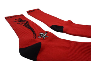 【新品未使用】Chrome Hearts MattyBoy ソックス 赤 CHROME HEARTS（クロムハーツ） 靴下 MATTYBOY CHOMPER ソックス L