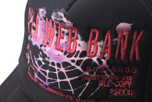 Load image into Gallery viewer, 新品未使用 Sp5der スパイダー SilkWebBankTrucker シルク ウェブ トラッカー キャップ 帽子 FW24 8E96854A コットン 中古 4c075158