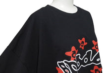 画像をギャラリービューアに読み込む, 美品 SP5DER スパイダー Warped Tee 半袖Ｔシャツ FW23 コットン ブラック レッド ホワイト サイズXXL 中古 4c075160