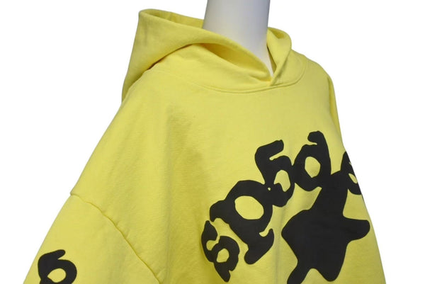 New and unused SP5DER Spider Beluga Hoodie Beluga Hoodie Size XL Print Yellow Used 4c075163
