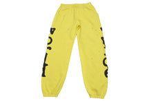 Load image into Gallery viewer, 新品未使用 SP5DER スパイダー Beluga ベルーガ スウェットパンツ SPPYB001 コットン イエロー ブラック ホワイト サイズM 中古 4c075165