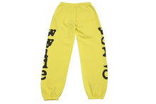 Load image into Gallery viewer, 新品未使用 SP5DER スパイダー Beluga ベルーガ スウェットパンツ SPPYB001 コットン イエロー ブラック ホワイト サイズM 中古 4c075165