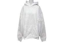 Load image into Gallery viewer, 新品未使用 DENIMTEARS デニムティアーズ コットンリース プルオーバースウェットパーカー フラワー ホワイト サイズXL 中古 4c075168