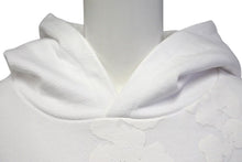 Load image into Gallery viewer, 新品未使用 DENIMTEARS デニムティアーズ コットンリース プルオーバースウェットパーカー フラワー ホワイト サイズXL 中古 4c075168