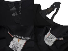 画像をギャラリービューアに読み込む, 新品未使用 VLONE ヴィーロン FRIENDS フレンズ ロゴ 半袖Tシャツ トップス コットン ブラック ブルー サイズS 中古 4c075171