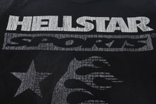 画像をギャラリービューアに読み込む, 新品未使用 HELLSTAR ヘルスター 24FW スポーツ ファミリー グリッター 半袖Ｔシャツ ブラック トップス サイズL 中古 4c075181