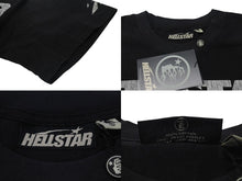 画像をギャラリービューアに読み込む, 新品未使用 HELLSTAR ヘルスター 24FW スポーツ ファミリー グリッター 半袖Ｔシャツ ブラック トップス サイズL 中古 4c075181
