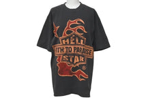 画像をギャラリービューアに読み込む, 新品未使用 HELLSTAR ヘルスター パス トゥ パラダイス プリント 半袖Ｔシャツ ブラック コットン トップス サイズS 中古 4c075182
