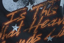 画像をギャラリービューアに読み込む, 新品未使用 HELLSTAR ヘルスター パス トゥ パラダイス プリント 半袖Ｔシャツ ブラック コットン トップス サイズS 中古 4c075182