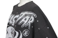 画像をギャラリービューアに読み込む, 新品未使用 HELLSTAR ヘルスター スケルトン プリント 半袖Ｔシャツ ブラック コットン 骸骨 トップス サイズＬ 中古 4c075183