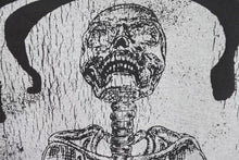 画像をギャラリービューアに読み込む, 新品未使用 HELLSTAR ヘルスター スケルトン プリント 半袖Ｔシャツ ブラック コットン 骸骨 トップス サイズＬ 中古 4c075183