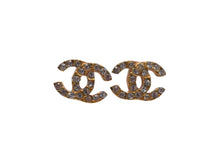 Load image into Gallery viewer, 極美品 CHANEL シャネル ココマーク ラインストーン ピアス GP 01P 3.5g ゴールド金具 アクセサリー ジュエリー 中古 4c075193