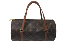 Load image into Gallery viewer, 極美品 LOUIS VUITTON ルイヴィトン パピヨン26 ハンドバッグ M51386 モノグラム ブラウン ゴールド金具 中古 4c075211