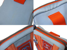 Load image into Gallery viewer, CHANEL シャネル スポーツライン ショルダーバッグ 7番台 ココマーク ナイロンキャンバス ブルー レッド 美品 中古 4c075217