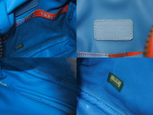 Load image into Gallery viewer, CHANEL シャネル スポーツライン ショルダーバッグ 7番台 ココマーク ナイロンキャンバス ブルー レッド 美品 中古 4c075217