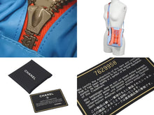 Load image into Gallery viewer, CHANEL シャネル スポーツライン ショルダーバッグ 7番台 ココマーク ナイロンキャンバス ブルー レッド 美品 中古 4c075217