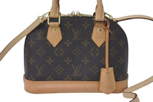 Load image into Gallery viewer, LOUIS VUITTON ルイヴィトン アルマBB 2WAYハンドバッグ 現行モデル M46990 モノグラム ゴールド金具 美品 中古 4c075235