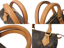 Load image into Gallery viewer, 極美品 LOUIS VUITTON ルイヴィトン ミニスピーディ ハンドバッグ モノグラム M41534 PVC ブラウン ゴールド金具 中古 4c075242