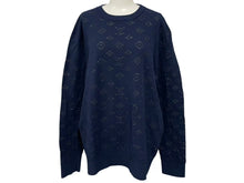 Load image into Gallery viewer, 極美品 LOUIS VUITTON ルイヴィトン 20AW ニット セーター モノグラム RM202Q TBV HIN44W ネイビー サイズXL 中古 4c075243