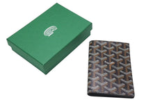 画像をギャラリービューアに読み込む, 新品未使用 GOYARD ゴヤール パスケース パスポートケース グルネル PVCコーティングキャンバス ブラック 中古 4c075253