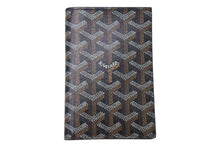 画像をギャラリービューアに読み込む, 新品未使用 GOYARD ゴヤール パスケース パスポートケース グルネル PVCコーティングキャンバス ブラック 中古 4c075253