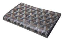 画像をギャラリービューアに読み込む, 新品未使用 GOYARD ゴヤール パスケース パスポートケース グルネル PVCコーティングキャンバス ブラック 中古 4c075253