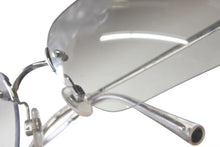 Load image into Gallery viewer, CHANEL シャネル サングラス グレー スモークグラデーション プラスチック 62□17 120 4017-D C.159/61 シルバー 金具 美品 中古 4c075257