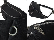 画像をギャラリービューアに読み込む, 極美品 CHROME HEARTS クロムハーツ #1 SNAT PACK スナットパック ウエストバッグ ガンスリンガーベルト レザー 中古 4c075258